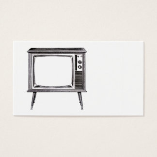 Cartes De Visite Console de télétélévision Retro Floor