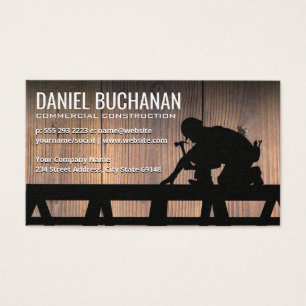 Cartes De Visite Construction commerciale   Tradesman