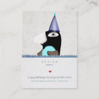 Cartes de visite Conte de fées douce Pingouin