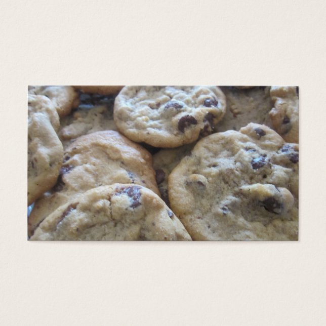 Cartes De Visite Cookies de chips au chocolat (Devant)