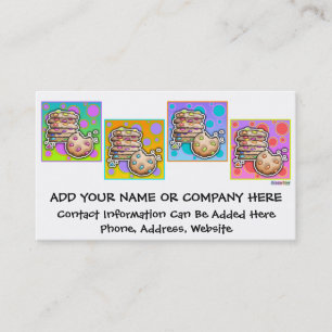 CARTES DE VISITE - Cookies Pop Art