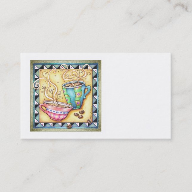 CARTES DE VISITE - COOL BEANS ! ART DU CAFÉ (Devant)