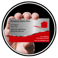 Cartes de visite cool Immobilier Et Services À Dom
