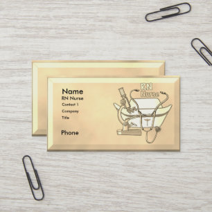 Cartes de visite Cool Infirmière RN
