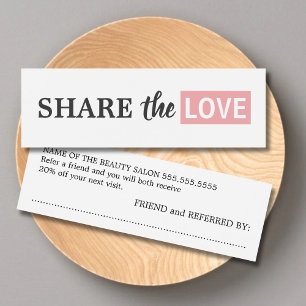 Cartes De Visite Cool moderne White Rose Beauté Salon de référence