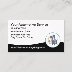 Cartes de visite cool pour services automobiles