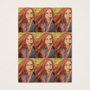 Cartes De Visite Coolest Rocker Girl