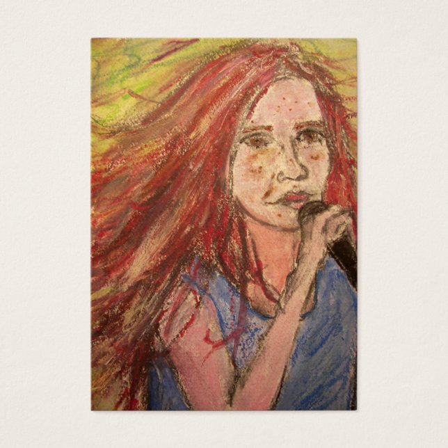 Cartes De Visite Coolest Rocker Girl (Devant)