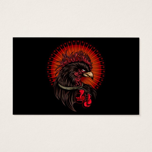 Cartes De Visite Coq de boîte (Devant)