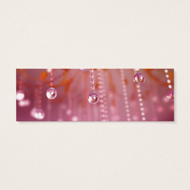 Cartes De Visite Coucher de soleil en Signet cristal (Dos)