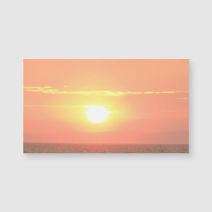Cartes de visite couchers de soleil