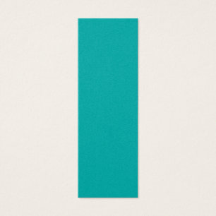 Cartes De Visite Couleur de paon turquoise vive Prêt à Customiser