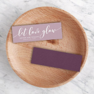 Cartes De Visite Couleur Personnalisée Relax Script Mariage Laisser
