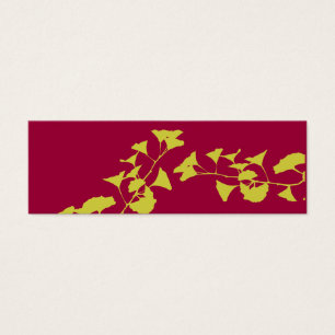 Cartes De Visite Couleurs asiatiques audacieuses des branches de