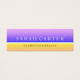 Cartes De Visite Couleurs bicolores chic