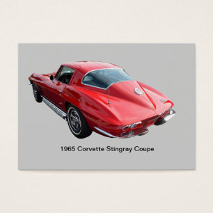 Cartes De Visite Coupe Corvette classique