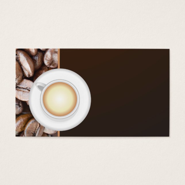 Cartes De Visite Coupe de café (Devant)