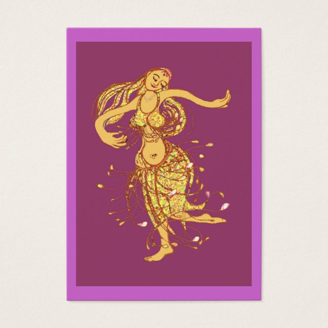Cartes De Visite Cours de danse du ventre (Devant)