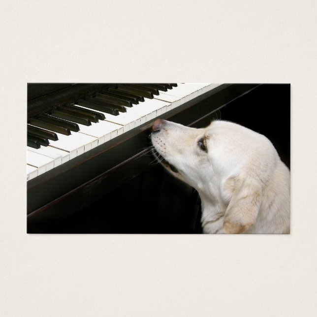 Cartes De Visite Cours de piano (Devant)