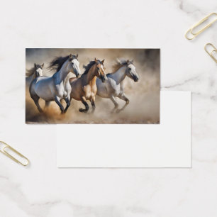 Cartes De Visite Course à cheval
