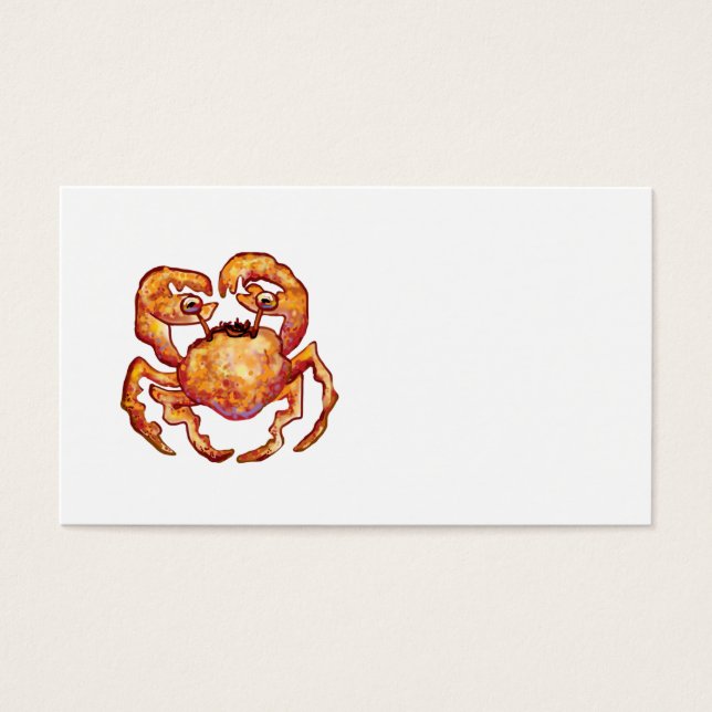 Cartes De Visite Crabe (Devant)