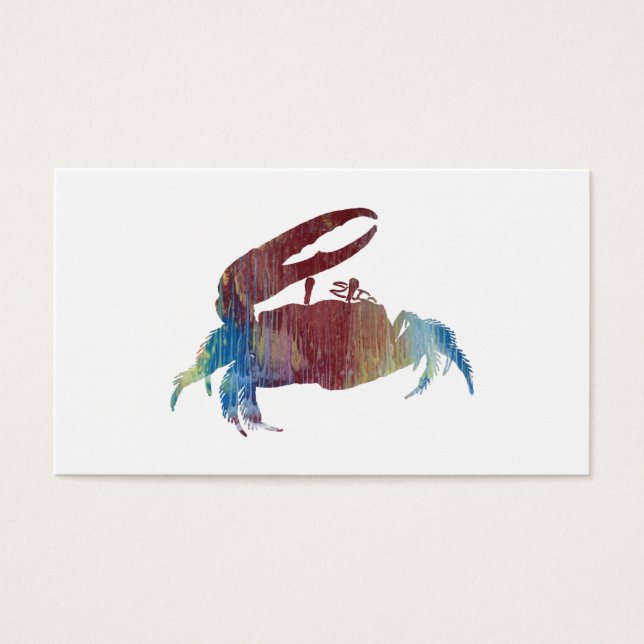 Cartes De Visite Crabe Fiddler (Devant)