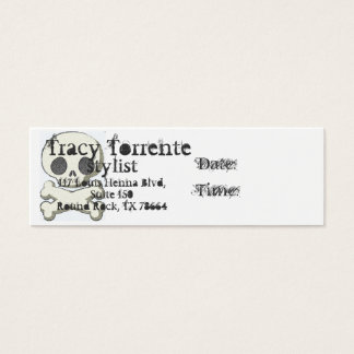 Cartes De Visite crâne et os, Tracy T, sty...