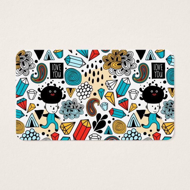 Cartes De Visite Crazy head (Devant)