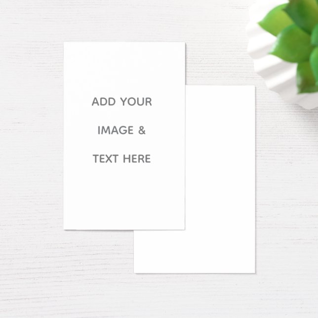 Cartes De Visite Create Your Own white  (Bureau)