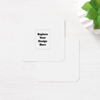 Cartes De Visite Create Your Own white 