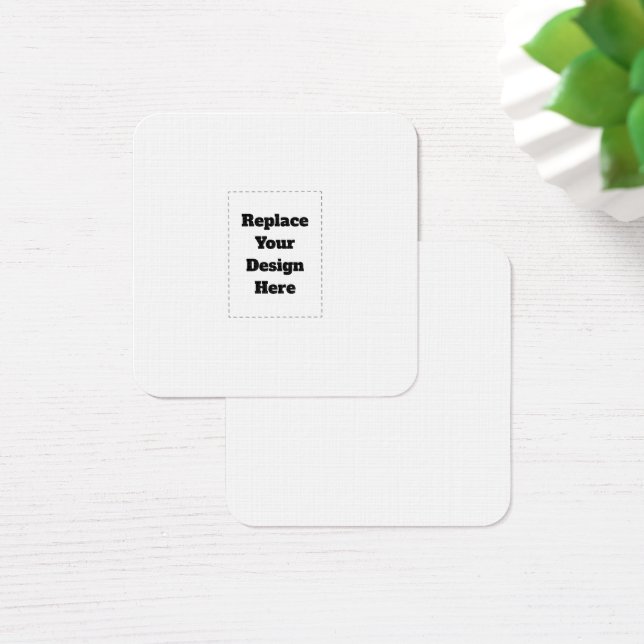 Cartes De Visite Create Your Own white  (Bureau)