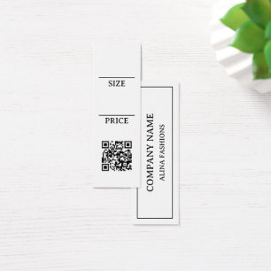 Cartes De Visite Créer votre propre étiquette de prix de code QR de