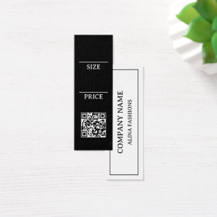 Cartes De Visite Créer votre propre étiquette de prix de code QR de