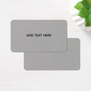 Cartes De Visite Créez votre propre blanc