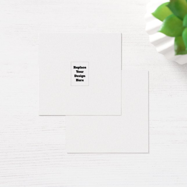 Cartes De Visite Créez votre propre blanc  (Bureau)