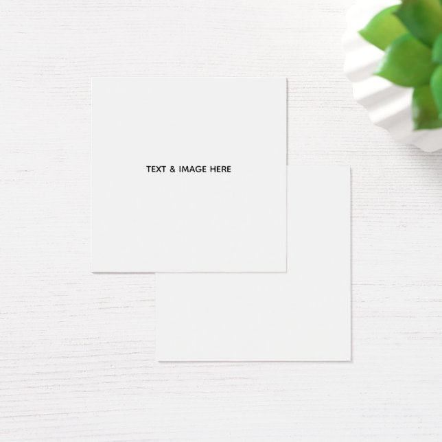 Cartes De Visite Créez votre propre blanc (Bureau)