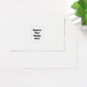 Cartes De Visite Créez votre propre blanc
