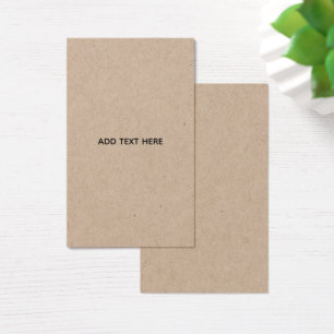 Cartes De Visite Créez votre propre blanc