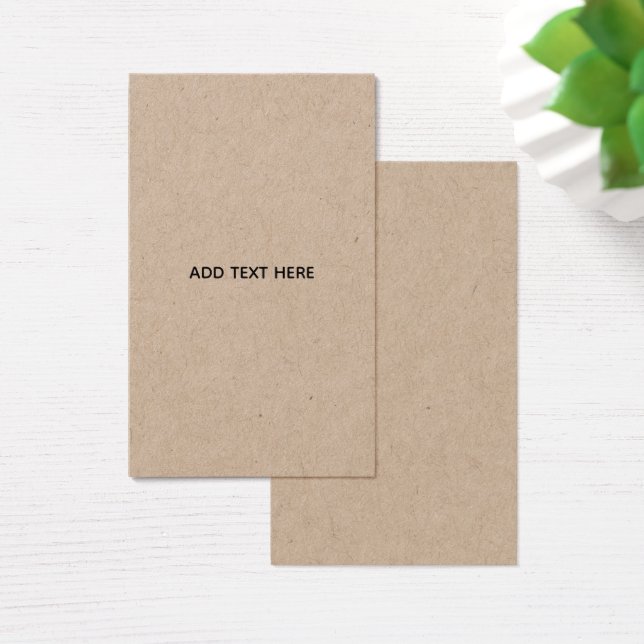 Cartes De Visite Créez votre propre blanc  (Bureau)