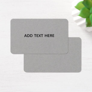 Cartes De Visite Créez votre propre blanc