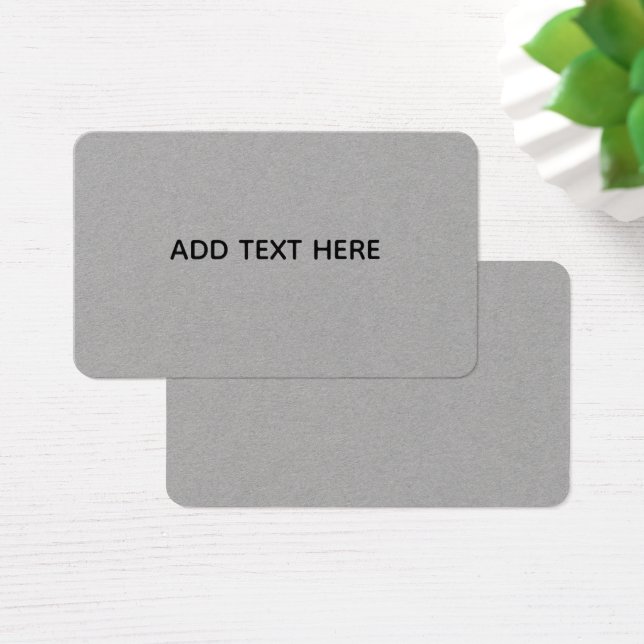 Cartes De Visite Créez votre propre blanc  (Bureau)