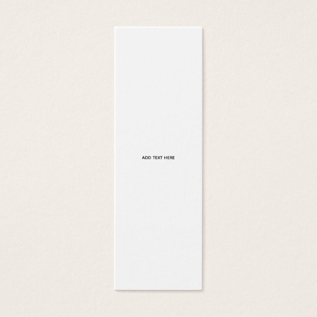 Cartes De Visite Créez Votre Propre Blanc  (Devant)