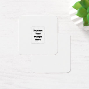 Cartes De Visite Créez votre propre blanc