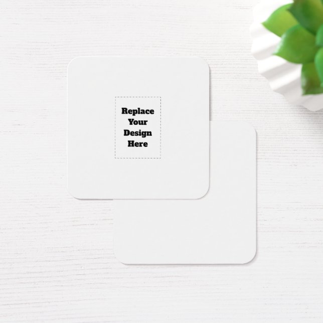 Cartes De Visite Créez votre propre blanc  (Bureau)