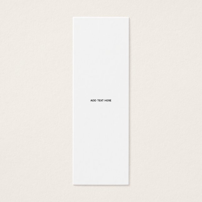 Cartes De Visite Créez Votre Propre Blanc  (Devant)