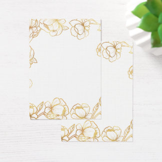 Cartes De Visite Créez Votre Propre Élégant Blanc