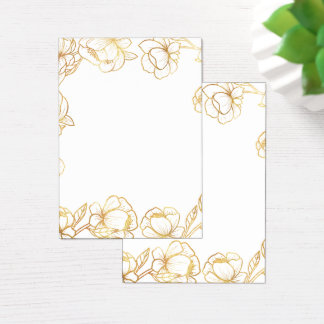 Cartes De Visite Créez Votre Propre Élégant Blanc
