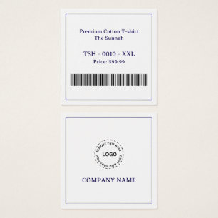 Cartes De Visite Créez votre propre étiquette de prix de vente avec