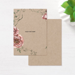 Cartes De Visite Créez votre propre floral