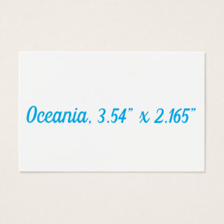 Cartes De Visite Créez Votre Propre Oceniay, 3.54" x 2.165"